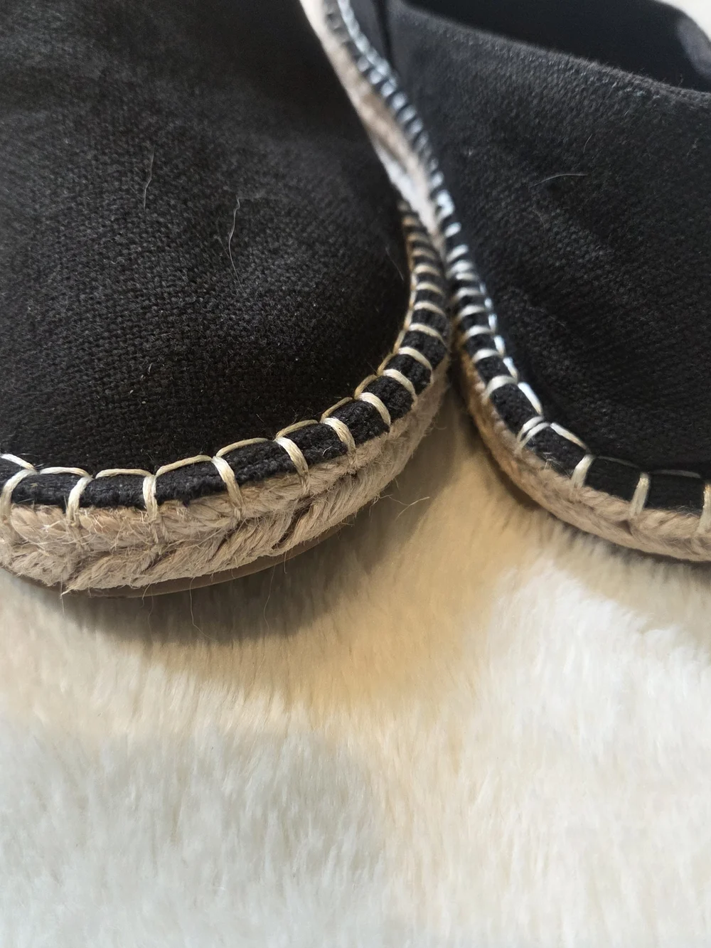 Old Navy Black Women's Espadrille Slip-On